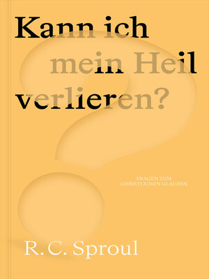 cover image of Kann ich mein Heil verlieren?